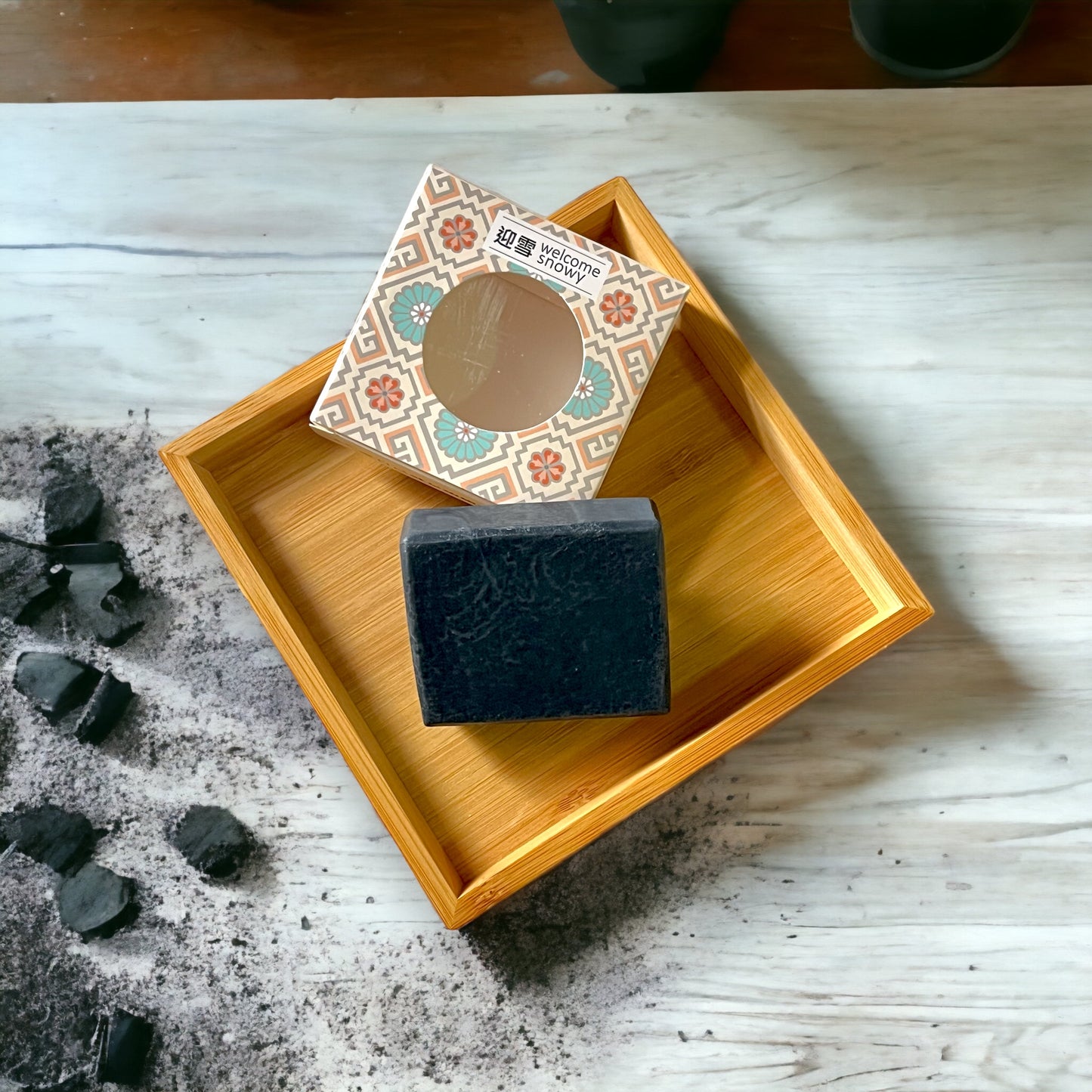 竹炭控油潔淨手工皂 | 吸附毛孔及面上油脂 | 徹底潔淨